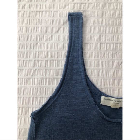 Urban Outfitters Denim Blue Flowy Tank - Picture 4 of 9